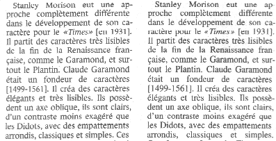 Le Monde versus Times in setting