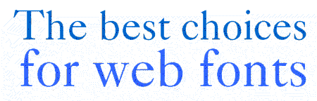 Best for the web