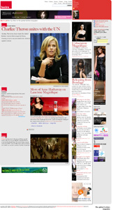 Lucire website home page, December 6, 2007