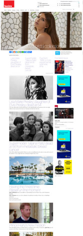 Lucire home page, January 2023